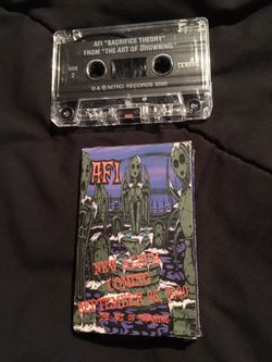 AFI VERY RARE Promo cassette The Art of Drowning