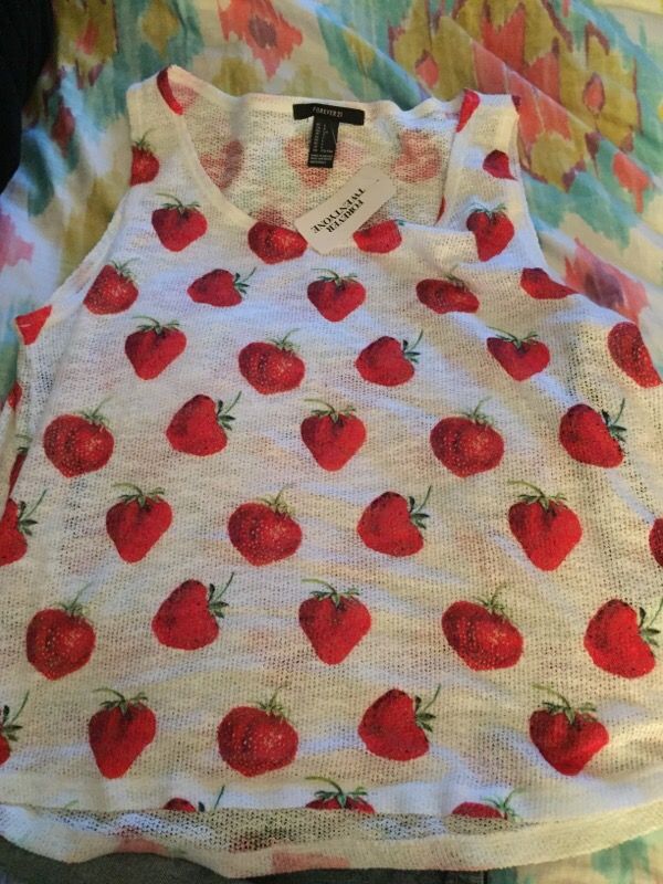 Forever 21 Strawberry shirt