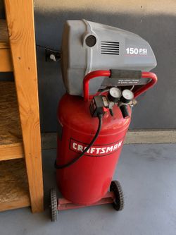 Craftsman air compressor 150 psi with big cylinder