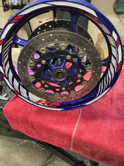 2008-2016 Yamaha R6 Front Wheel &Rotors parts