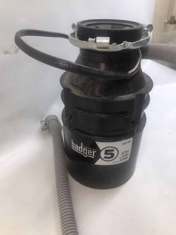 Badger 5 insinkerator 1/2 HP sink garbage disposal for Sale in