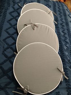 Outdoor Bistro Chair Cushions Set of 4 New