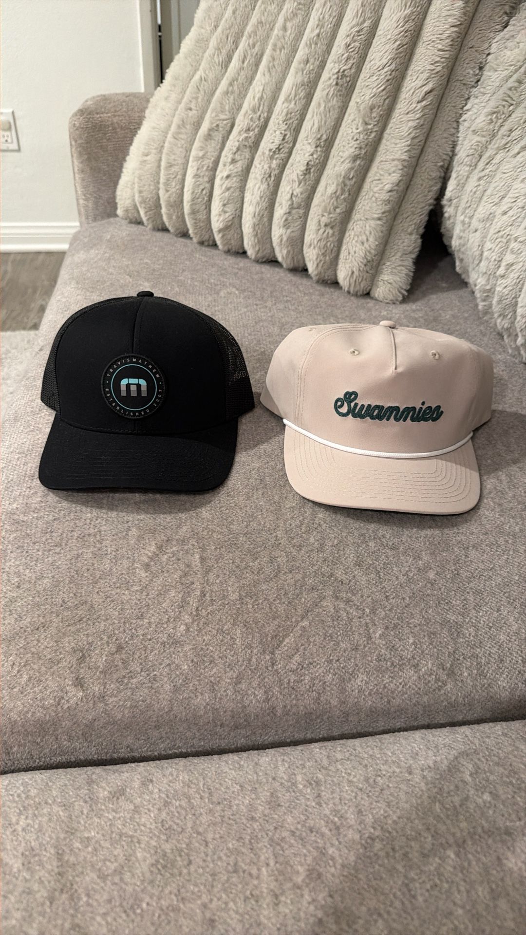 Travis Matthew & Swannies Hats Brand New Never worn