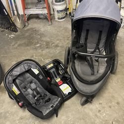 Graco Travel Baby And Toddler Stroller With Car Seat