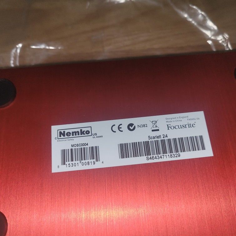 focusrite scarlett 2i4 1st gen