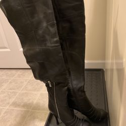 New Women Over The Knee Leather Boots - Size 7.5