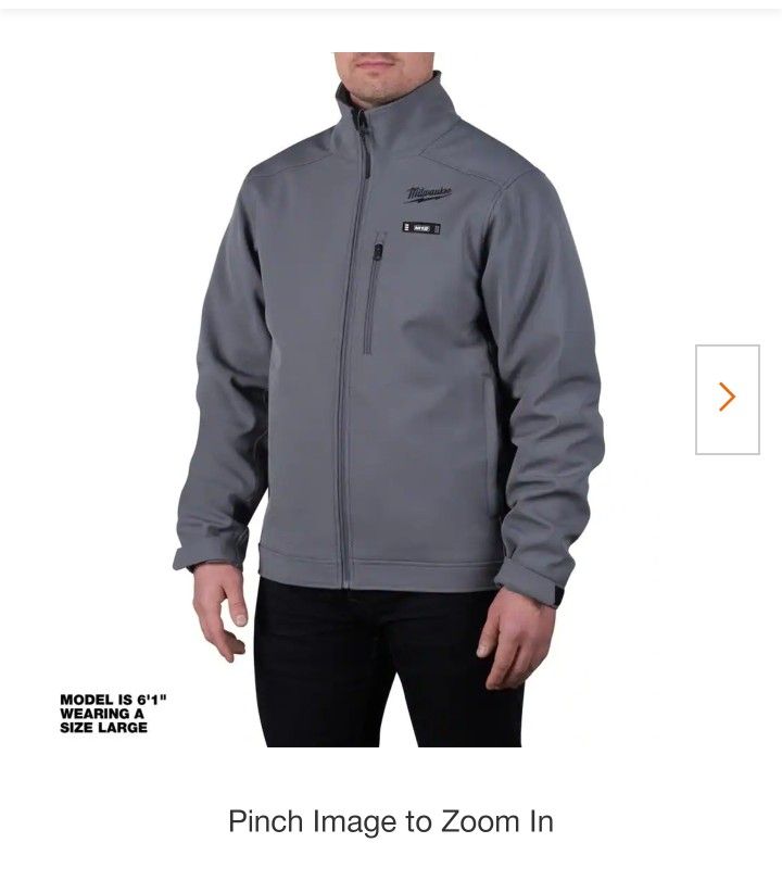 Men's Large M12 12V Lithium-Ion Cordless TOUGHSHELL Black Heated Jacket with (1) 3.0 Ah Battery and Charger