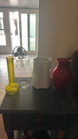 Glass vases