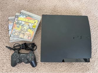 PS3 Slim (160gb) + Games