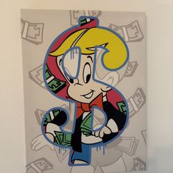 Richie Rich x Andy Warhol Street Art Canvas Print 18x24 Pop Art Wall Decor Ready to Hang
