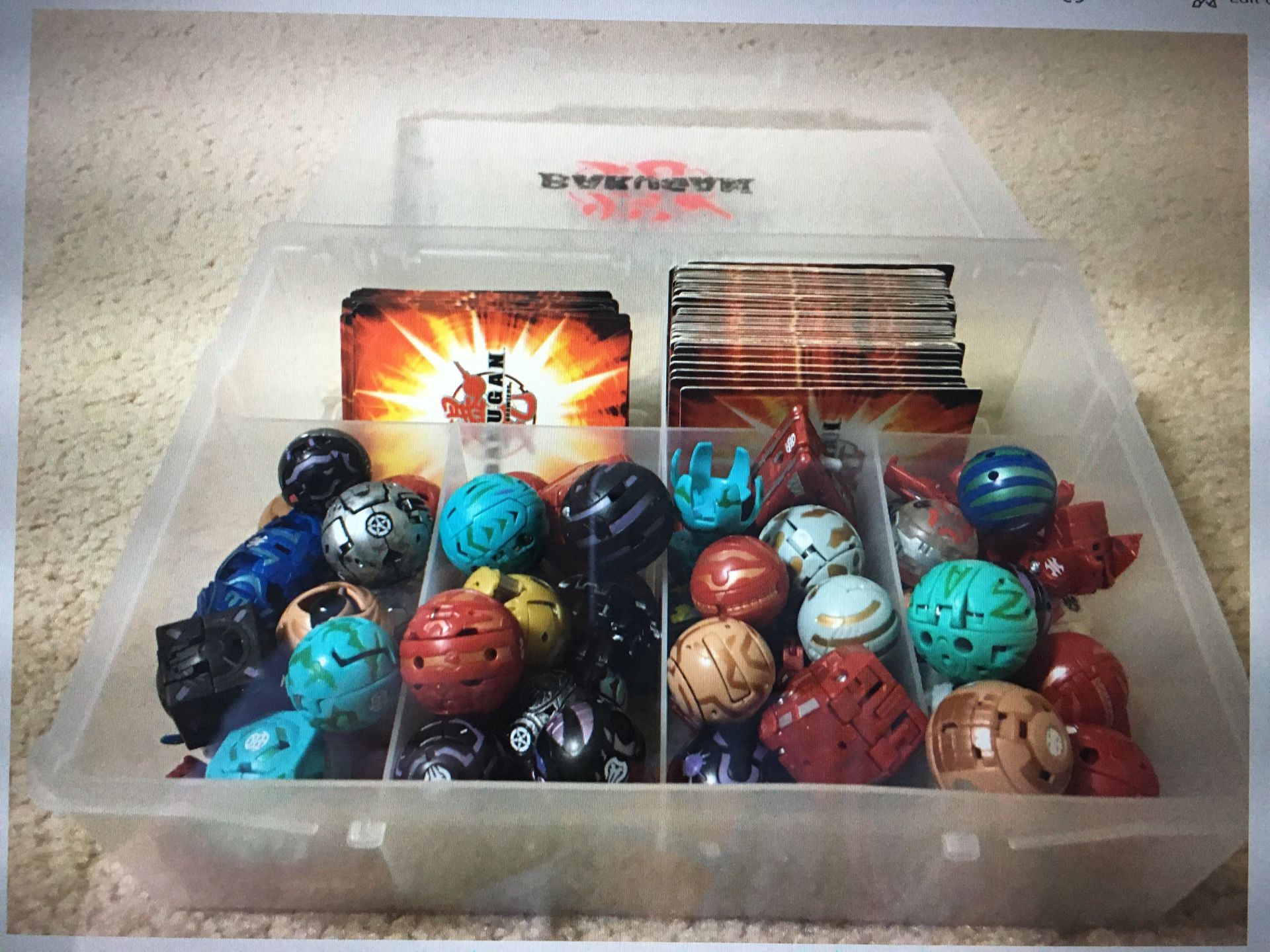 Bakugan Collectible Transforming Action Figures/Cards - LOT