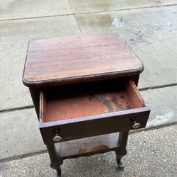 Smaller table with drawer