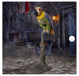 Holiday 5FT Dead Water Animated LED Rotwing Parrot