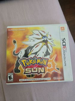 Pokémon Sun Nintendo 3DS Game
