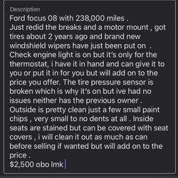 2008 Ford Focus