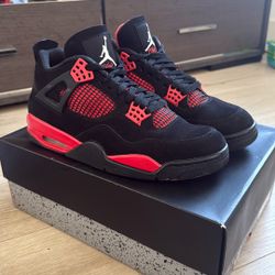 Red Thunder Jordan 4s Size 11