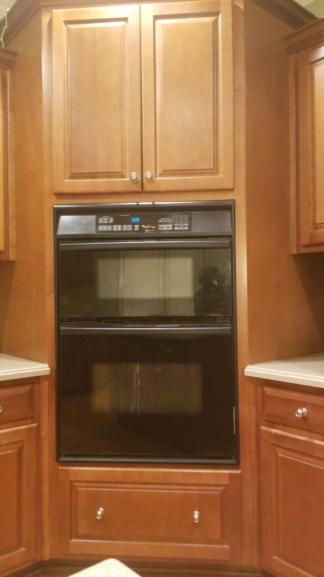 Whirlpool Gold Black Microwave and Oven Combo Wall Oven 30 inches Wide