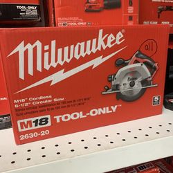 Milwaukee New 61/2” Circular Saw 18M