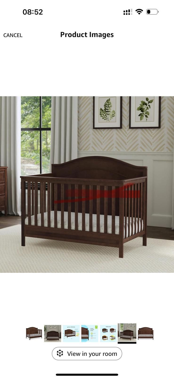 Crib And Mattress In Excellent Condition Not Used Much