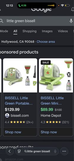 BISSEL little green machine
