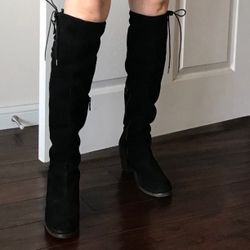 Fiorentini+Baker Leather Black for Women Bakerheeled Emma Knee High Boot