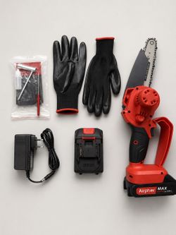 New 6-Inch Cordless Mini Chainsaw Kit