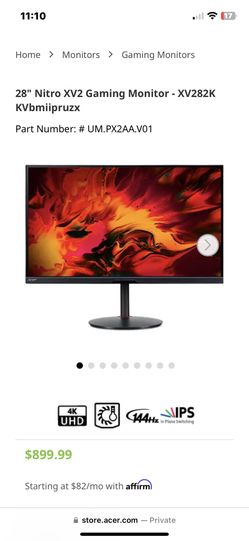 Acer 28" Nitro XV2 Gaming Monitor