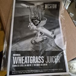 Weston MANUAL Wheatgrass Juicer