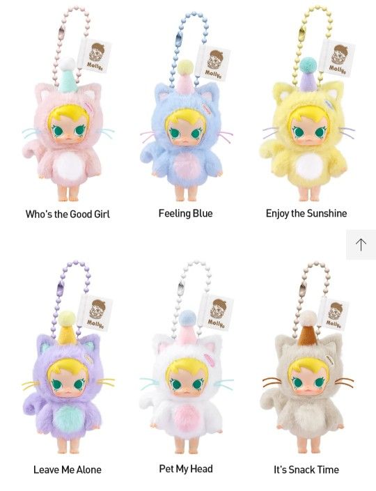 New Baby Molly Pocket Friends  Vinyl Plush