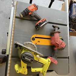 Milwaukee Ryobi Rigid 