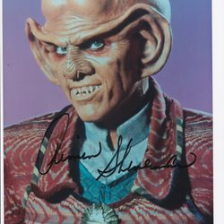 Star Trek : Armin Shimmerman as Quark 8x10 Autogrpahed / Signed Photgraph