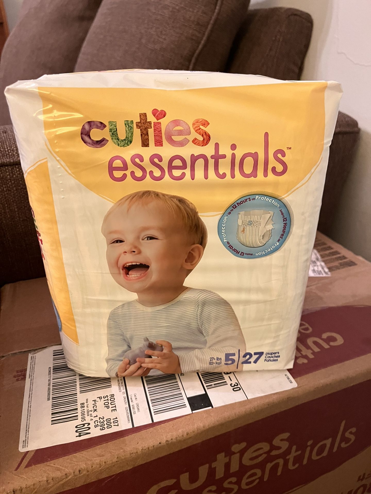 Cutie Essentials Disposable Diapers sz 5