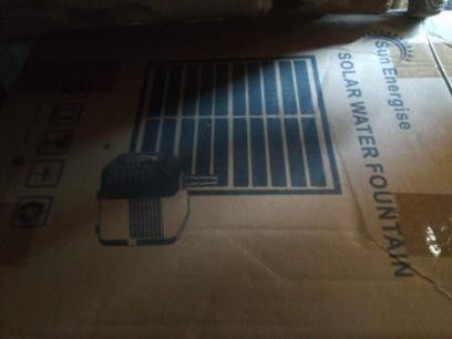 Sun Energise Solar Water Fountain