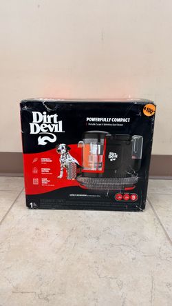 DIRT DEVIL POWERFULLY COMPACT PORTABLE CARPET & UPHOLSTERY SPOT CLEANER