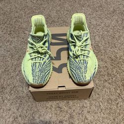 Yeezy 350 Boost Semi Frozen Yellow Size 10