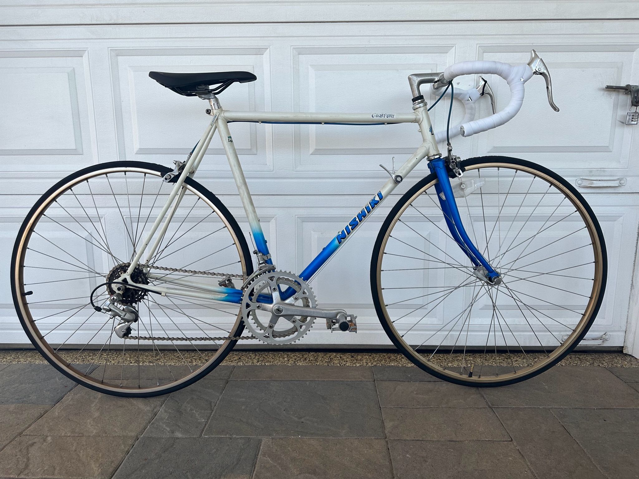 Nishiki Custom Road Racing Bike Shimano 105 Super Lightweight  Sugino New Tires Araya Gold Rims New