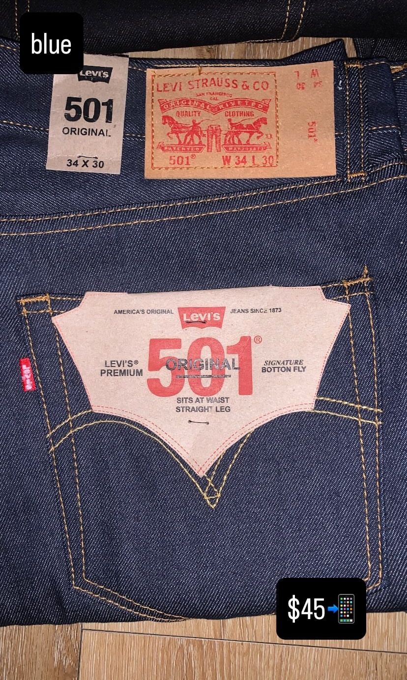 levis 501’s color blue