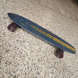 Hobbie Competition Skateboard Vintage Retro Cruiser Blue Deck