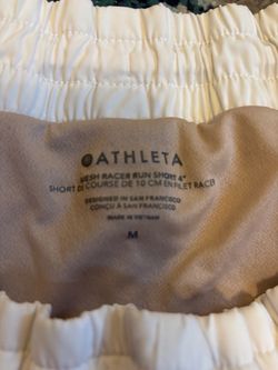 Athlete shorts with sheer bottom