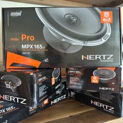 BRAND NEW Hertz MPX 165.3 Mille Pro Coaxial Speakers