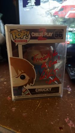 Signed Funko Pop Chucky Child's Play 2 #56