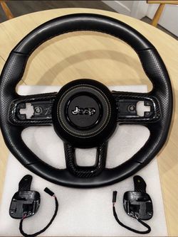 Jeep Wrangler 392 steering wheel.