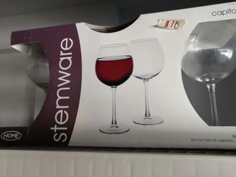 New wine glasses