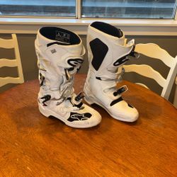 Alpine star Tech 7 Motocross Boots White