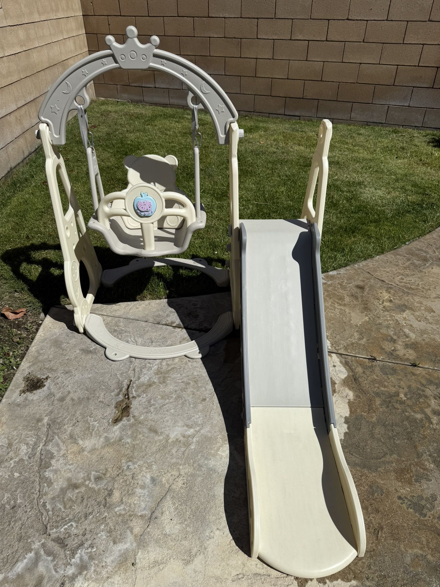 Swing And Slide Set For Toddler