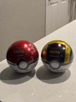 Pokemon Pokeball & Ultra ball Tin Booster Packs (Factory Sealed)