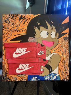 DBZ NKE - Free Hand Paint