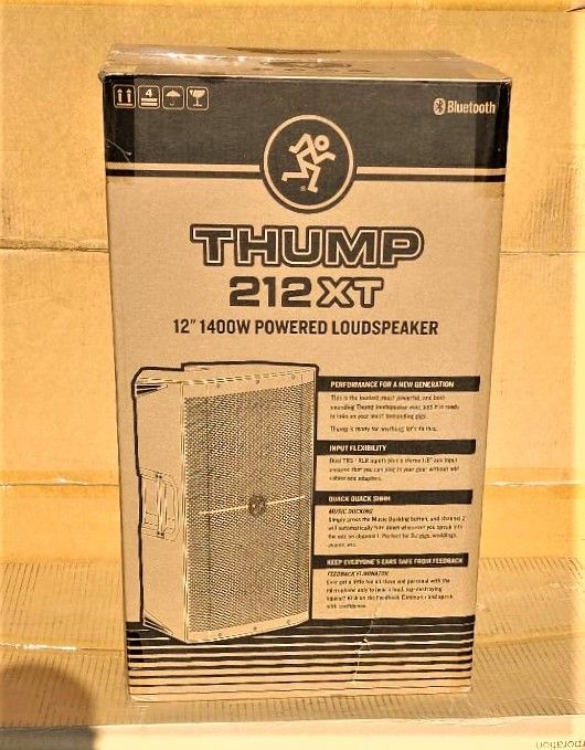 Mackie Powered Speaker Thump Series 12" PA System Bluetooth App Control 1400 Watts 212XT 🚨 Payment Options Available 🚨 No Credit Needed 🚨