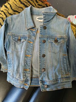 denim kids jacket size small