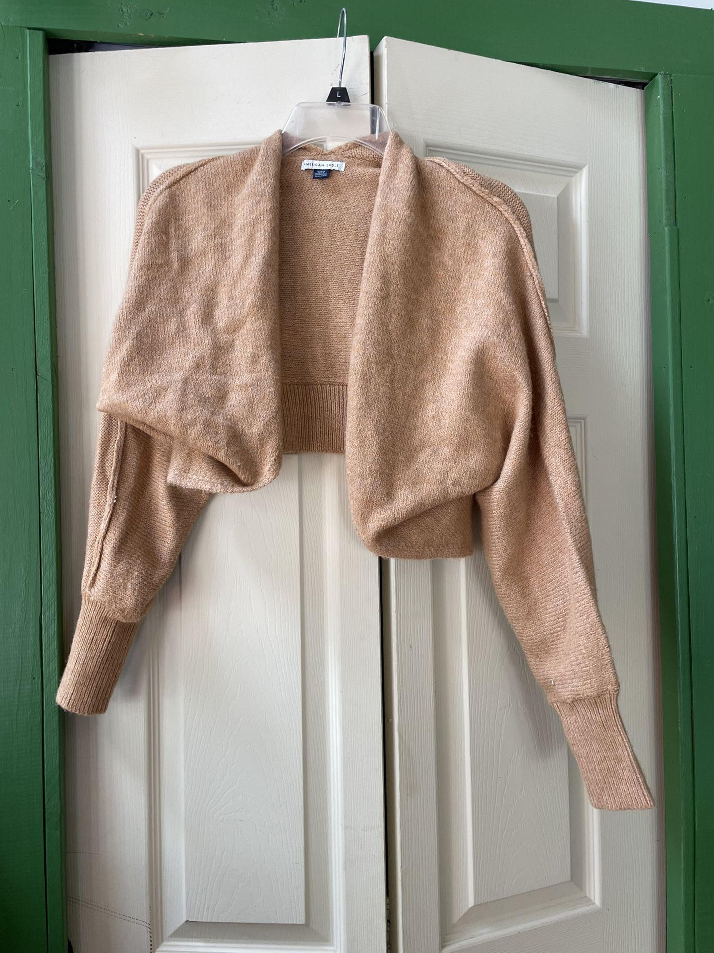 Ladies America Eagle Crop Cardigan
